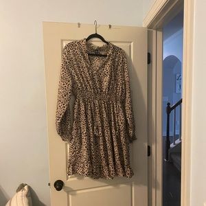 Shein cheetah print dress